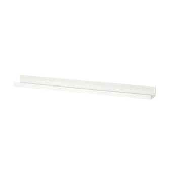 IKEA Mosslanda bildehylle, hvit, 115 cm tilbud