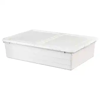 IKEA Sockerbit eske med lokk, hvit, 50x77x19 cm tilbud
