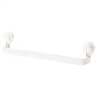 IKEA Tisken håndklestativ m sugekopp, hvit tilbud