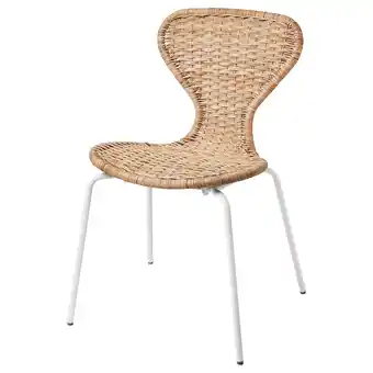IKEA Älvsta stol, håndlaget rotting/sefast hvit tilbud