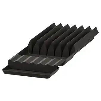 IKEA Uppdatera skuffeinnsats for kniver, antrasitt, 20x50 cm tilbud