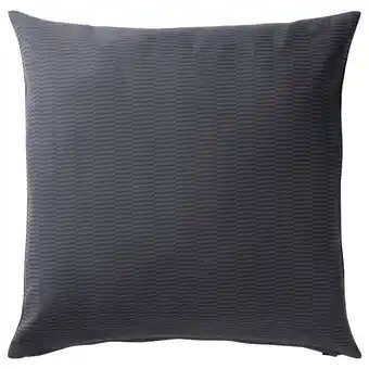 IKEA Plommonros putetrekk, mørk grå/grå, 50x50 cm tilbud