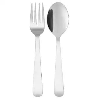 IKEA Dragon salatbestikk 2 deler, rustfritt stål, 22 cm tilbud