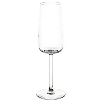 IKEA Dyrgrip champagneglass, høyt, klart glass, 25 cl tilbud