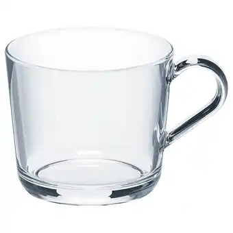 Ikea 365+ krus, klart glass, 36 cl