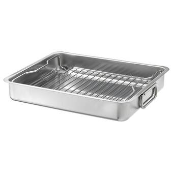 IKEA Koncis ovnsform med rist, rustfritt stål, 40x32 cm tilbud