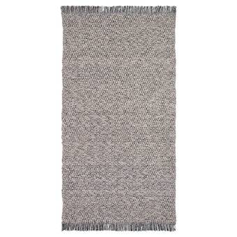 IKEA Rörkär teppe, flatvevd, svart/natur, 80x150 cm tilbud