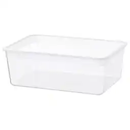 IKEA Ikea 365+ boks, stor rektangulær/plast, 5.2 l tilbud