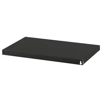 IKEA Bror hylleplate, svart, 84x54 cm tilbud