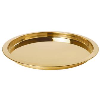 IKEA Glattis brett, messingfarget, 38 cm tilbud
