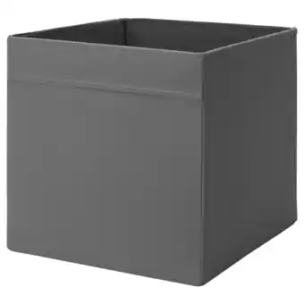 IKEA Dröna boks, mørk grå, 33x38x33 cm tilbud