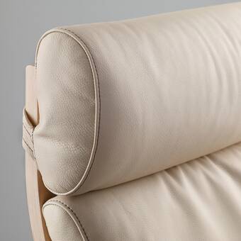 IKEA Poäng stolpute, glose offwhite tilbud