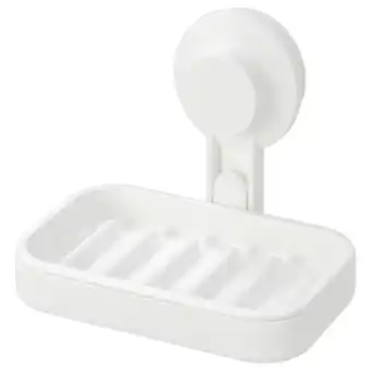 IKEA Tisken såpeskål med sugekopp, hvit tilbud
