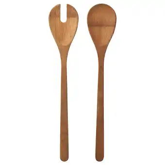 IKEA Grönsaker 2-delers salatbestikk, bambus tilbud