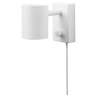 IKEA Nymåne vegg-/leselampe, hvit tilbud