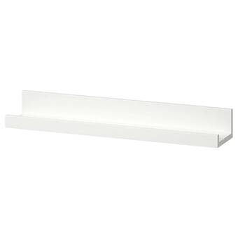 IKEA Mosslanda bildehylle, hvit, 55 cm tilbud