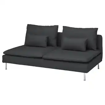 IKEA Söderhamn 3-seters modul, fridtuna mørk grå tilbud