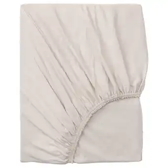 IKEA Vårvial laken, fasongsydd, beige, 180x200 cm tilbud