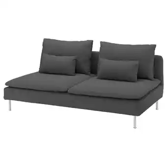 IKEA Söderhamn 3-seters modul, tallmyra mellomgrå tilbud