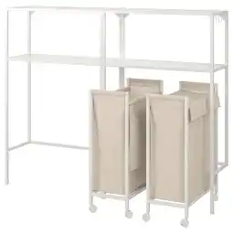 IKEA Enhet oppbevaringskombinasjon, hvit, 160x30x129 cm tilbud