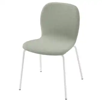 IKEA Karlpetter stol, gunnared lys grønn/sefast hvit tilbud