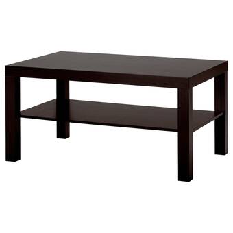 IKEA Lack bord, brunsvart, 90x55 cm tilbud