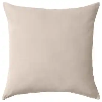 IKEA Sanela putetrekk, lys beige, 65x65 cm tilbud