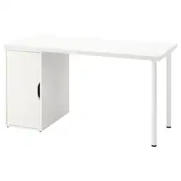 IKEA Lagkapten / alex arbeidsbord, hvit, 140x60 cm tilbud