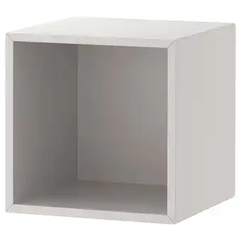 IKEA Eket veggmontert hylle, lys grå, 35x35x35 cm tilbud