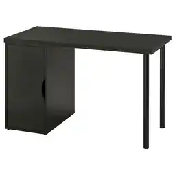 IKEA Lagkapten / alex arbeidsbord, brunsvart/svart, 120x60 cm tilbud