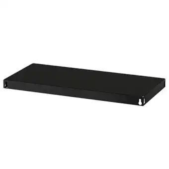 IKEA Bror hylleplate, svart, 84x39 cm tilbud