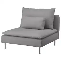 IKEA Söderhamn 1-seters modul, tonerud grå tilbud