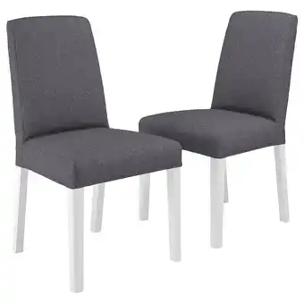 IKEA Bergmund stol, hvit/gunnared mellomgrå tilbud