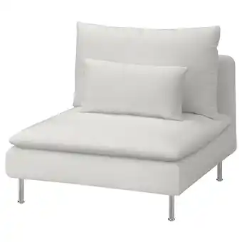 IKEA Söderhamn 1-seters modul, blekinge hvit tilbud