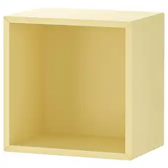 IKEA Eket veggmontert hylle, blekgul, 35x25x35 cm tilbud