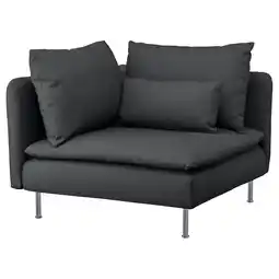 IKEA Söderhamn hjørnemodul, fridtuna mørk grå tilbud