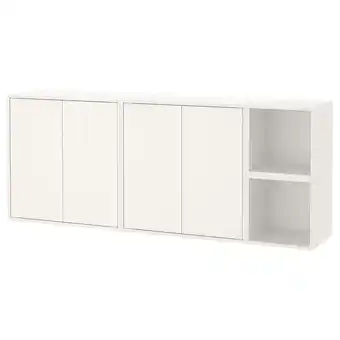 IKEA Eket veggmontert skapkombinasjon, hvit, 175x35x70 cm tilbud