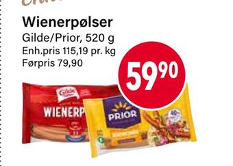 Nærbutikken Wienerpølser tilbud