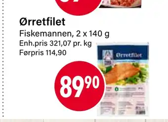 Nærbutikken Ørretfilet tilbud