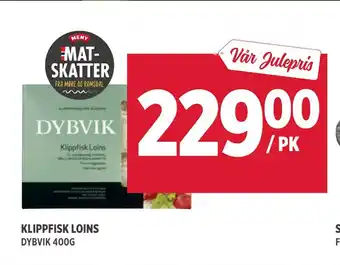 Jacobs Klippfisk loins tilbud