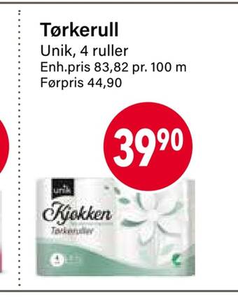 Nærbutikken Tørkerull tilbud