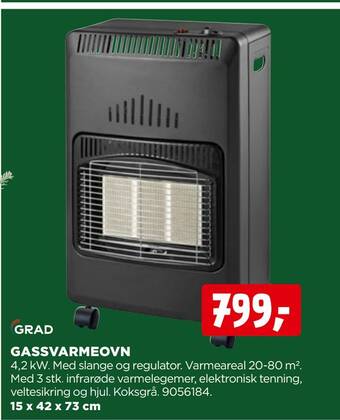 jem & fix Gassvarmeovn tilbud