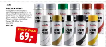 jem & fix Spraymaling tilbud