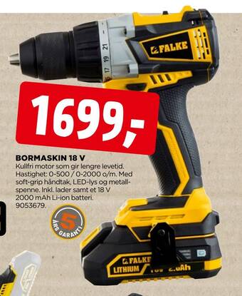 jem & fix Bormaskin 18 v tilbud