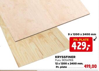 jem & fix Kryssfiner tilbud