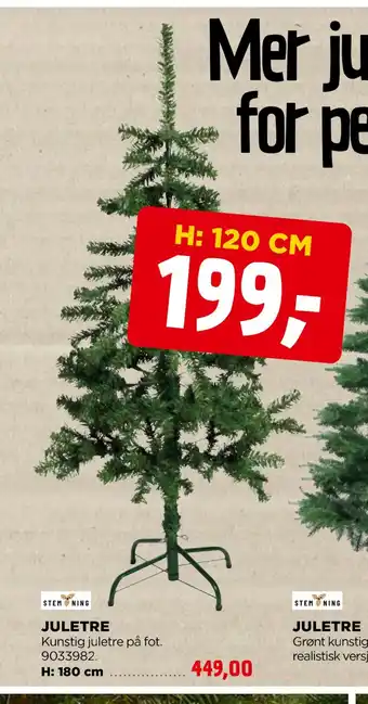 jem & fix Juletre tilbud