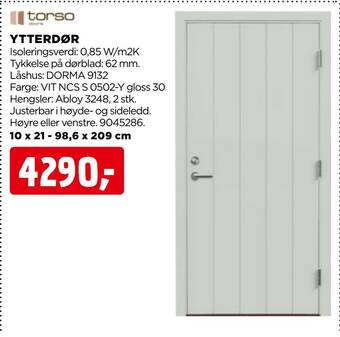 jem & fix Ytterdør tilbud