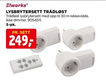 jem & fix Lysbrytersett trådløst tilbud