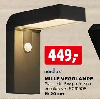 jem & fix Mille vegglampe tilbud