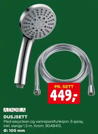 jem & fix Dusjsett tilbud